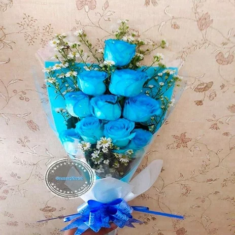 Detail Bunga Mawar Biru Dongker Nomer 45