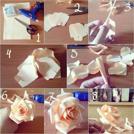 Detail Bunga Mawar Dari Kertas Origami Nomer 16