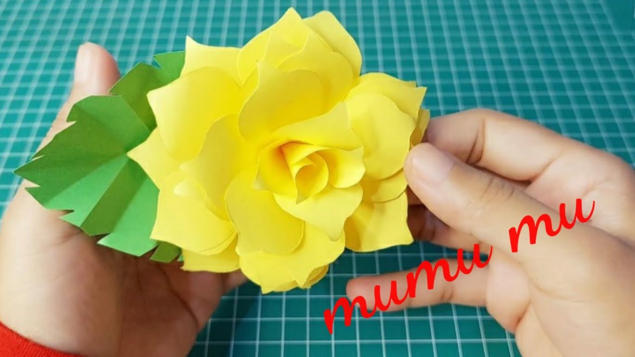 Detail Bunga Mawar Dari Kertas Origami Nomer 33