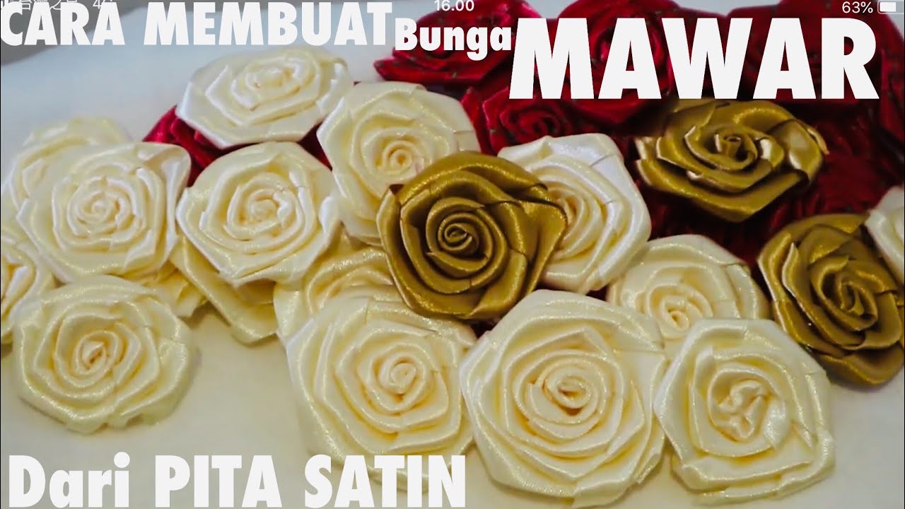 Detail Bunga Mawar Dari Pita Nomer 16