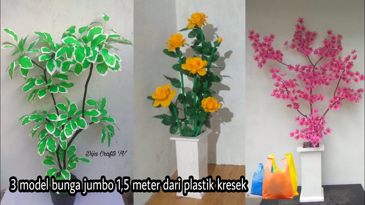 Detail Bunga Plastik Hiasan Sudut Ruang Tamu Nomer 33