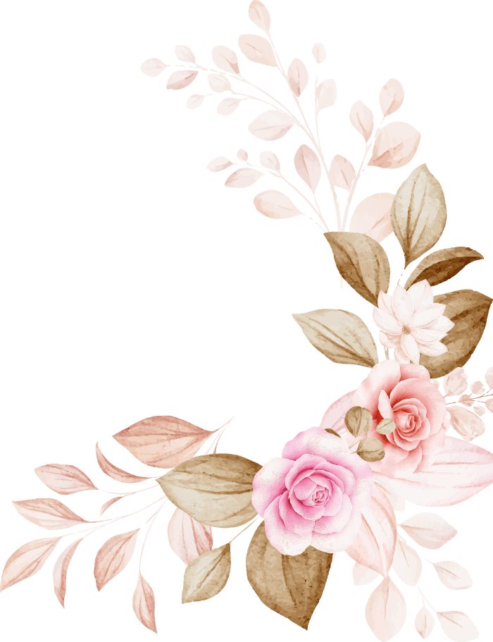 Detail Bunga Pojok Undangan Nomer 39