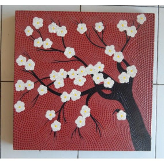 Detail Bunga Sakura Lukisan Nomer 12