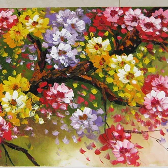 Detail Bunga Sakura Lukisan Nomer 55