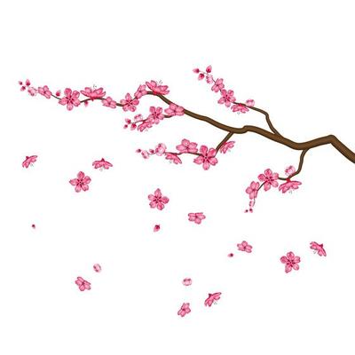 Detail Bunga Sakura Vector Nomer 17
