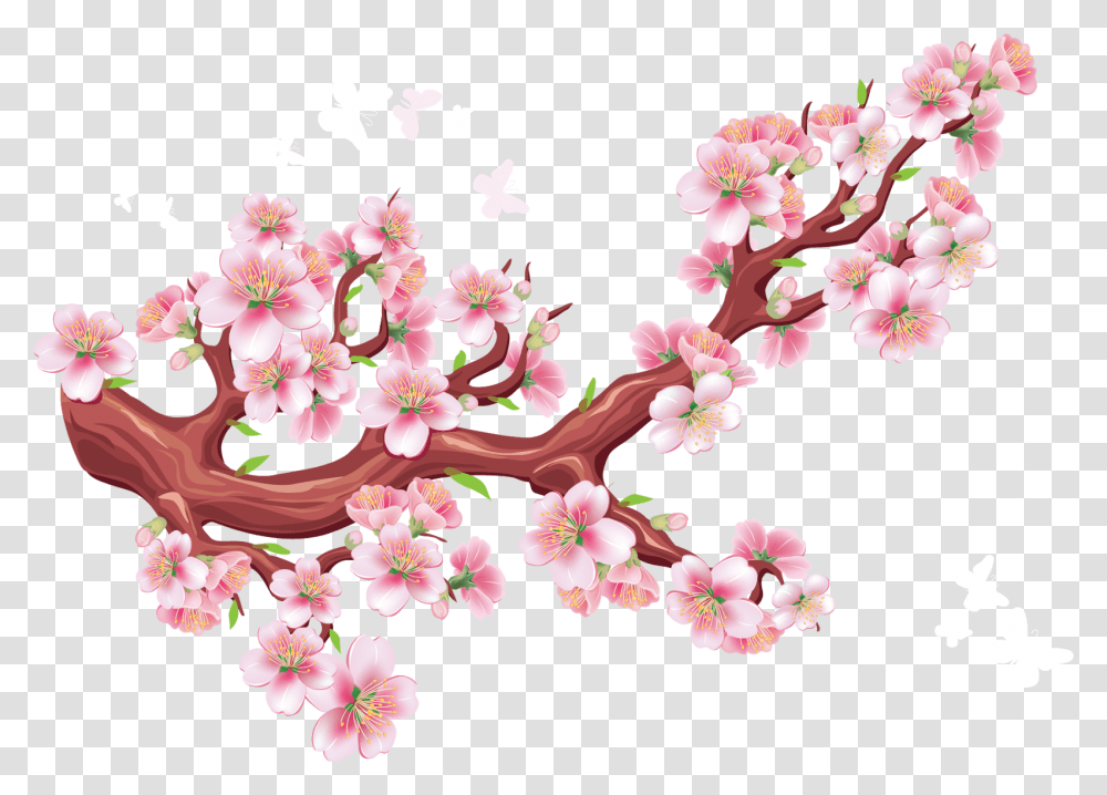 Detail Bunga Sakura Vector Free Nomer 3