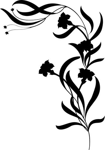 Detail Bunga Siluet Nomer 3