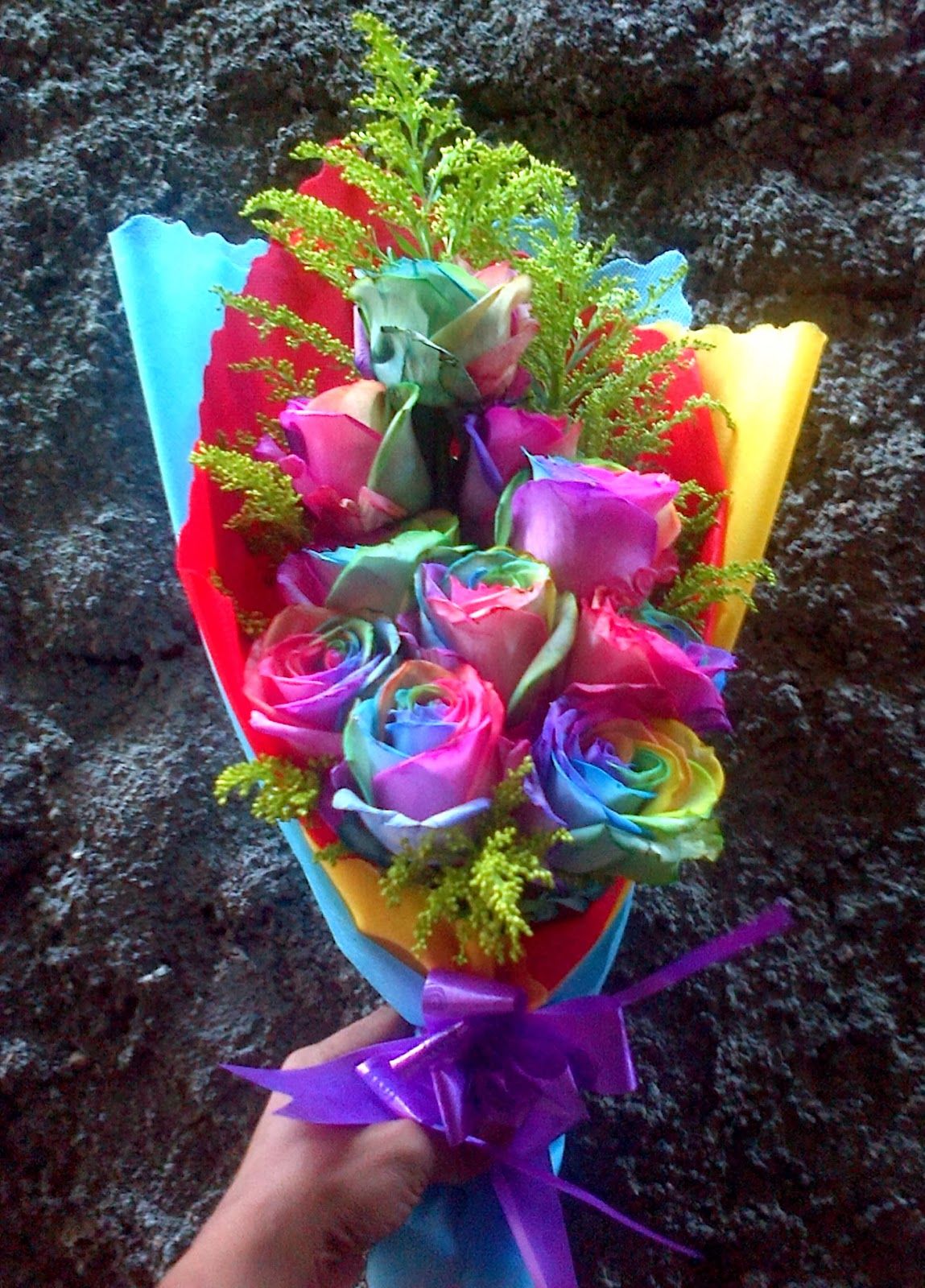 Detail Bunga Tercantik Di Dunia Rainbow Roses Nomer 16