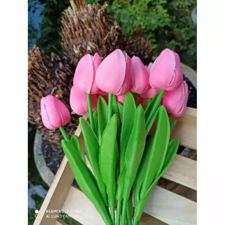 Detail Bunga Tulip Pink Nomer 45