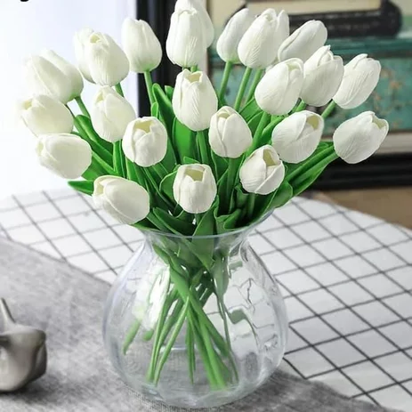 Detail Bunga Tulip Putih Cantik Nomer 13