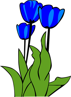 Detail Bunga Tulip Vector Nomer 48