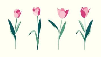 Detail Bunga Tulip Vector Nomer 56