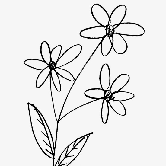 Detail Bunga Yang Mudah Digambar Nomer 36