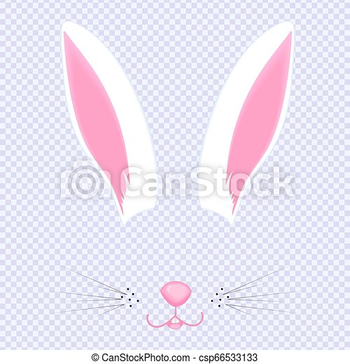 Detail Bunny Ears And Nose Photo Editor Nomer 13