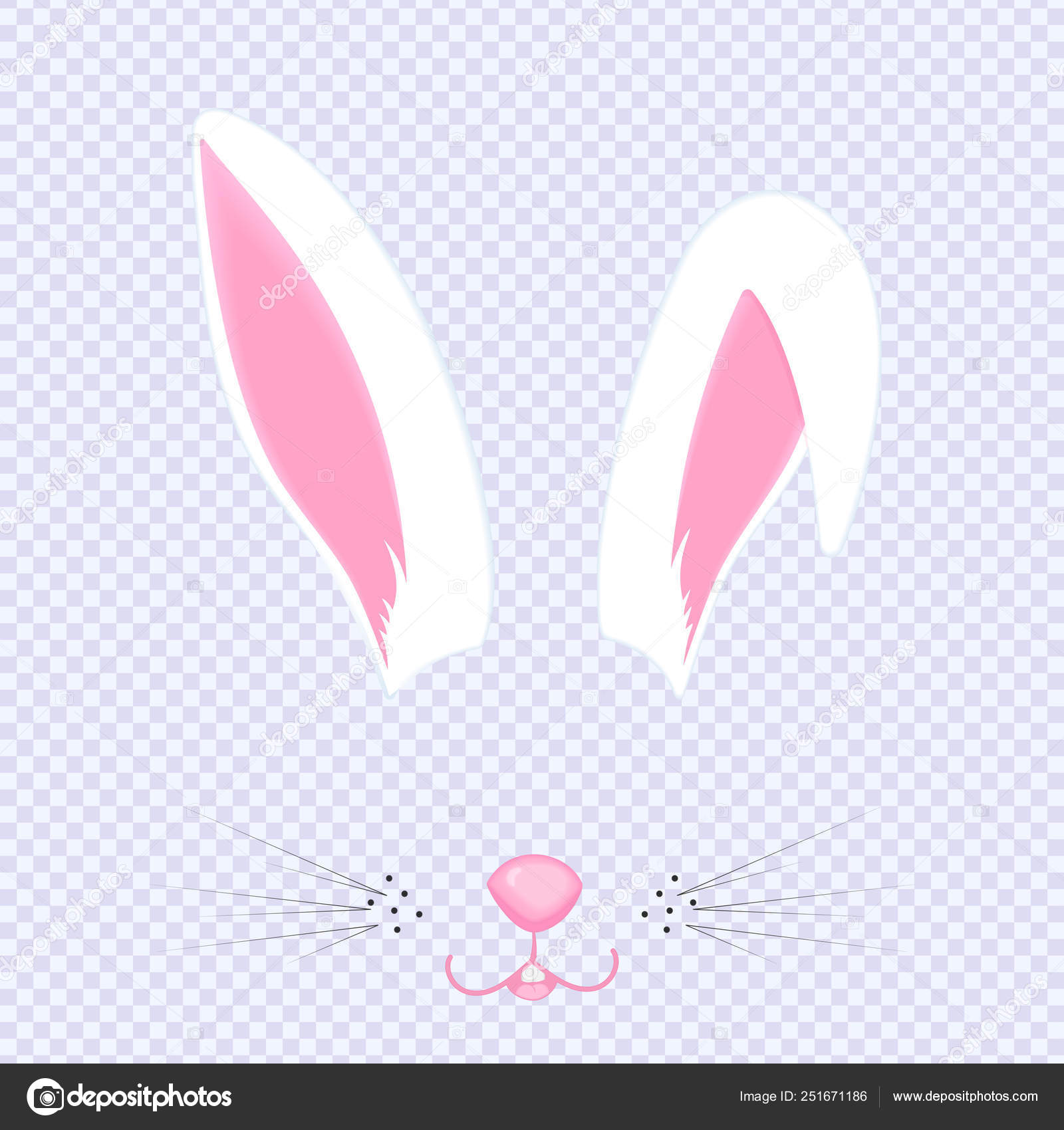 Detail Bunny Ears And Nose Photo Editor Nomer 41
