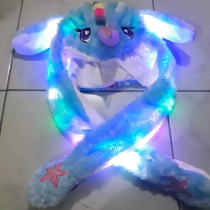 Detail Bunny Hat Biru Nomer 18