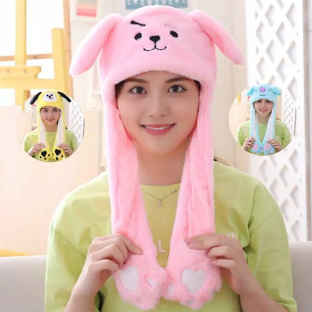 Detail Bunny Hat Bts 21 Nomer 10