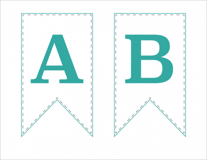 Detail Bunting Flag Template Png Nomer 24