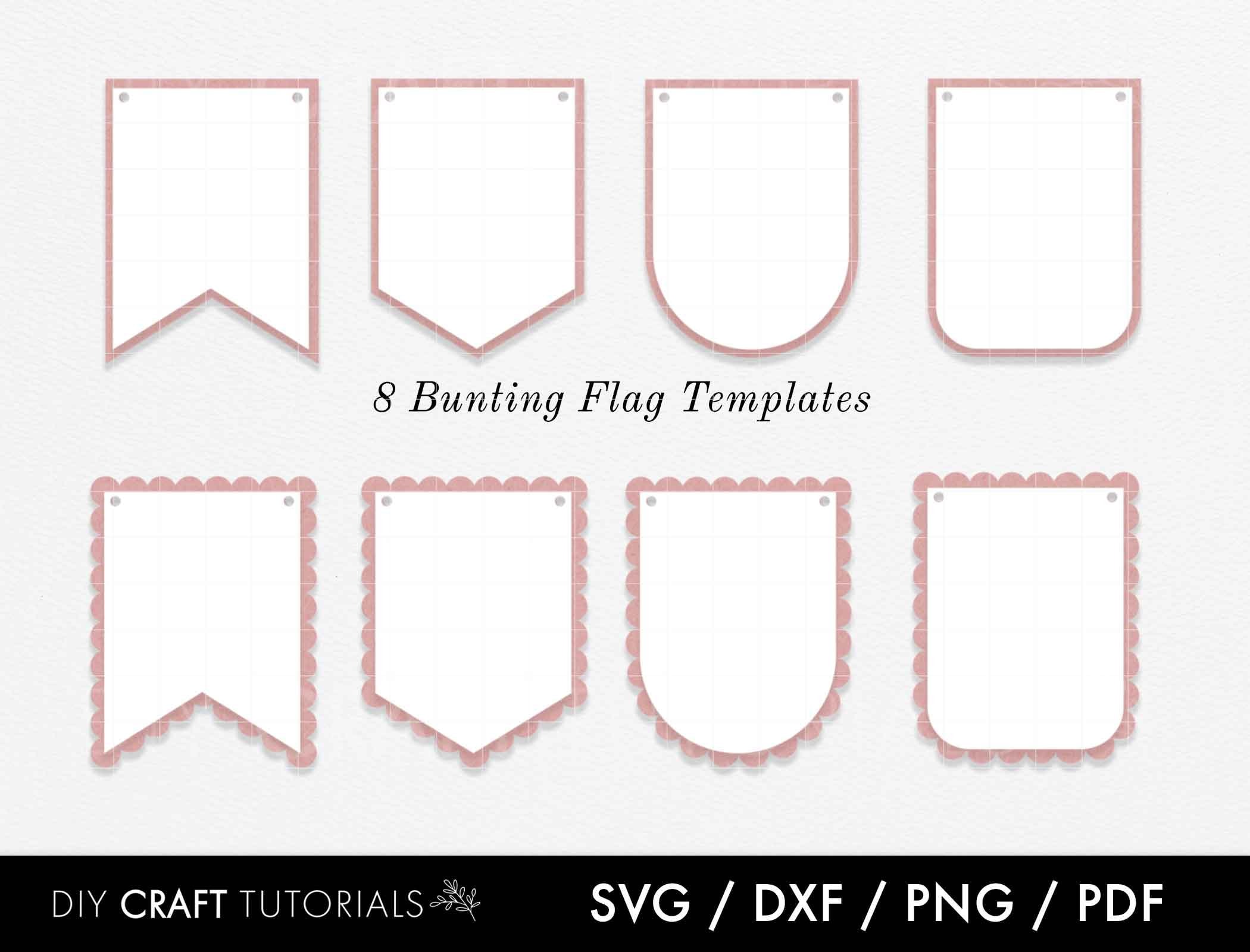 Detail Bunting Flag Template Png Nomer 9