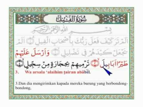 Detail Bunyi Surat Al Fiil Nomer 22