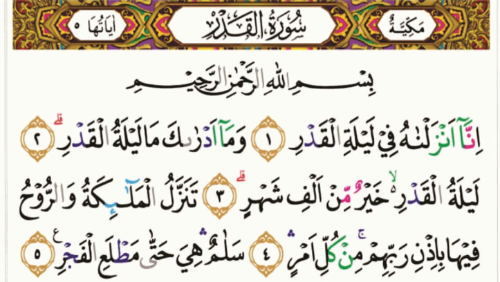 Detail Bunyi Surat Al Qadr Nomer 13