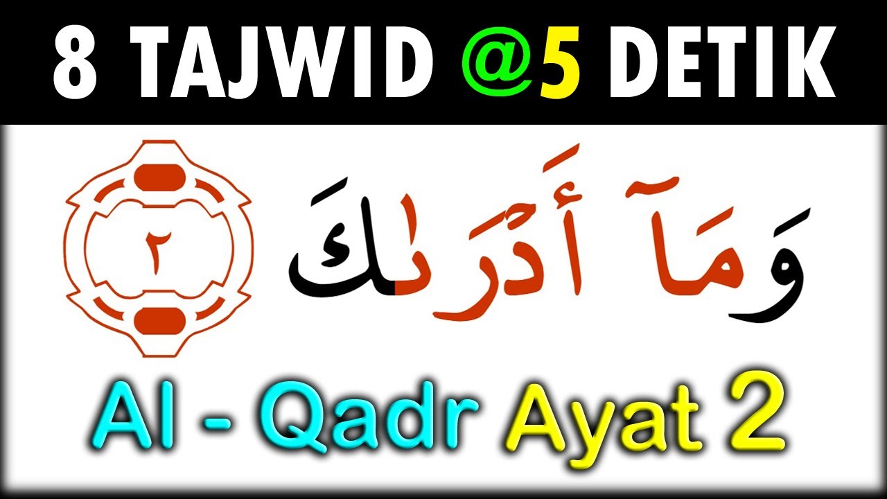 Detail Bunyi Surat Al Qadr Nomer 20