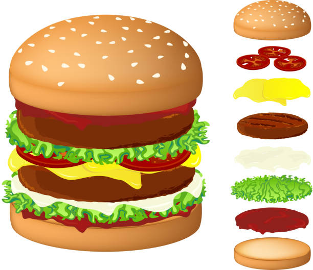 Detail Burger Bun Clipart Nomer 45