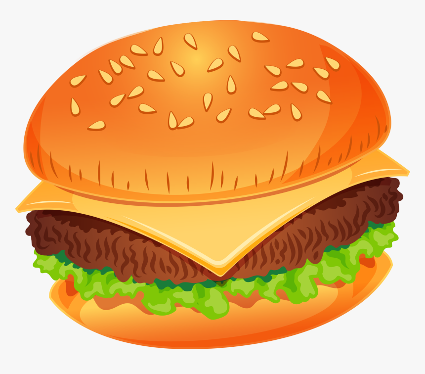 Burger Clipart Transparent Background - KibrisPDR