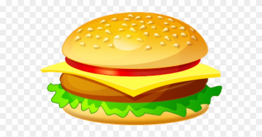 Detail Burger Clipart Transparent Background Nomer 15