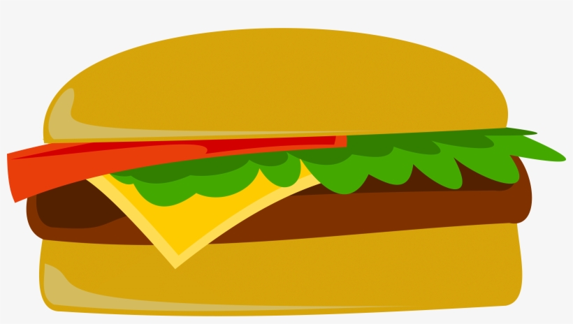 Detail Burger Clipart Transparent Background Nomer 16