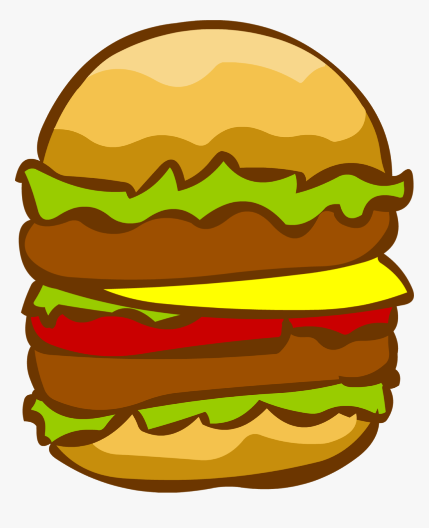 Detail Burger Clipart Transparent Background Nomer 22