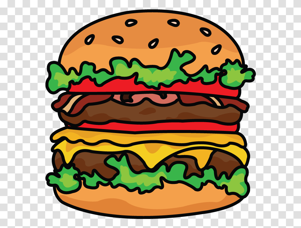 Detail Burger Clipart Transparent Background Nomer 25