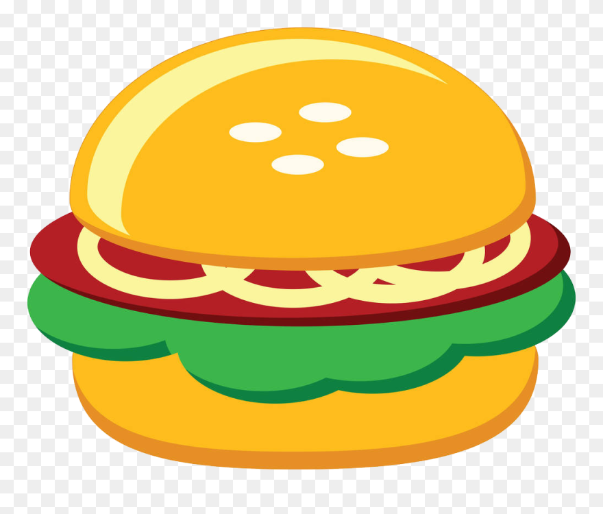 Detail Burger Clipart Transparent Background Nomer 41