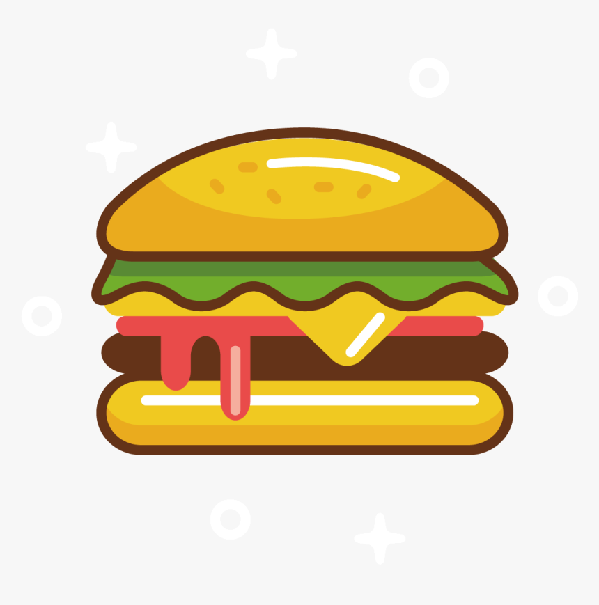 Detail Burger Clipart Transparent Background Nomer 46