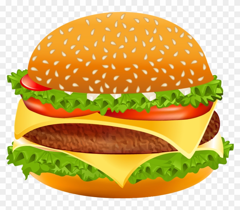 Detail Burger Clipart Transparent Background Nomer 5