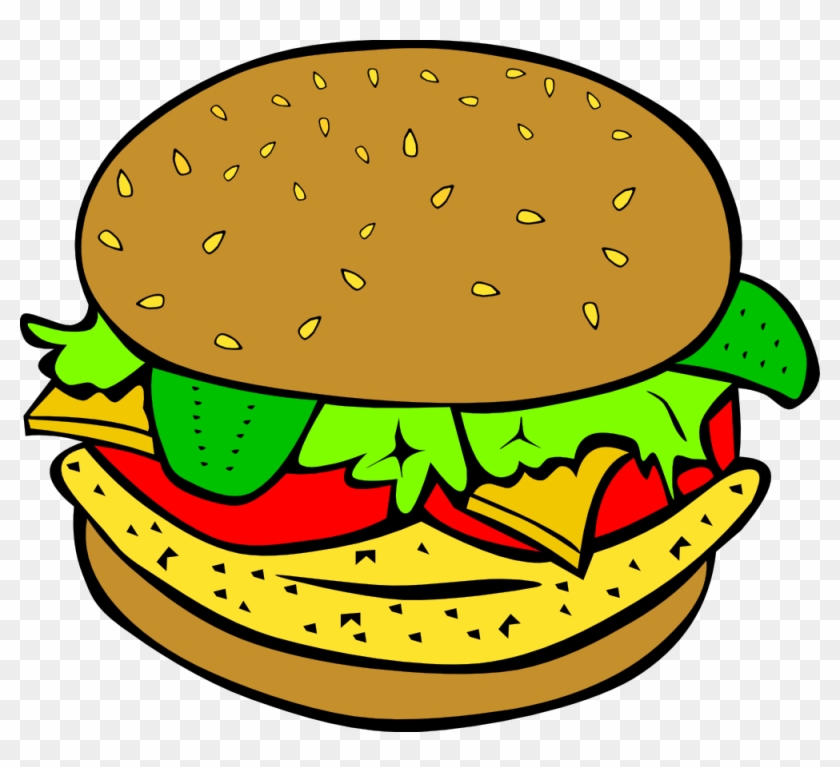 Detail Burger Clipart Transparent Background Nomer 55