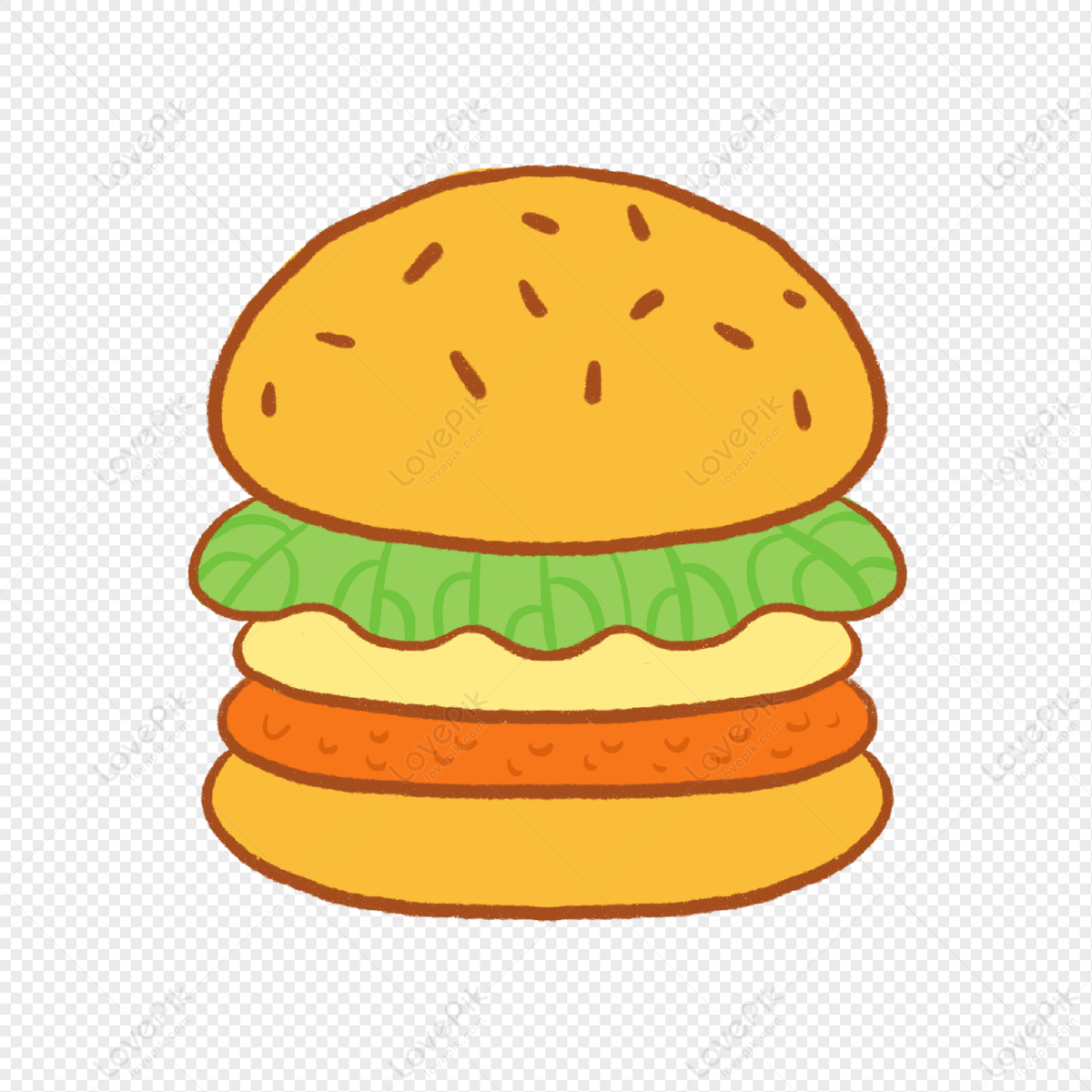 Detail Burger Kartun Png Nomer 14