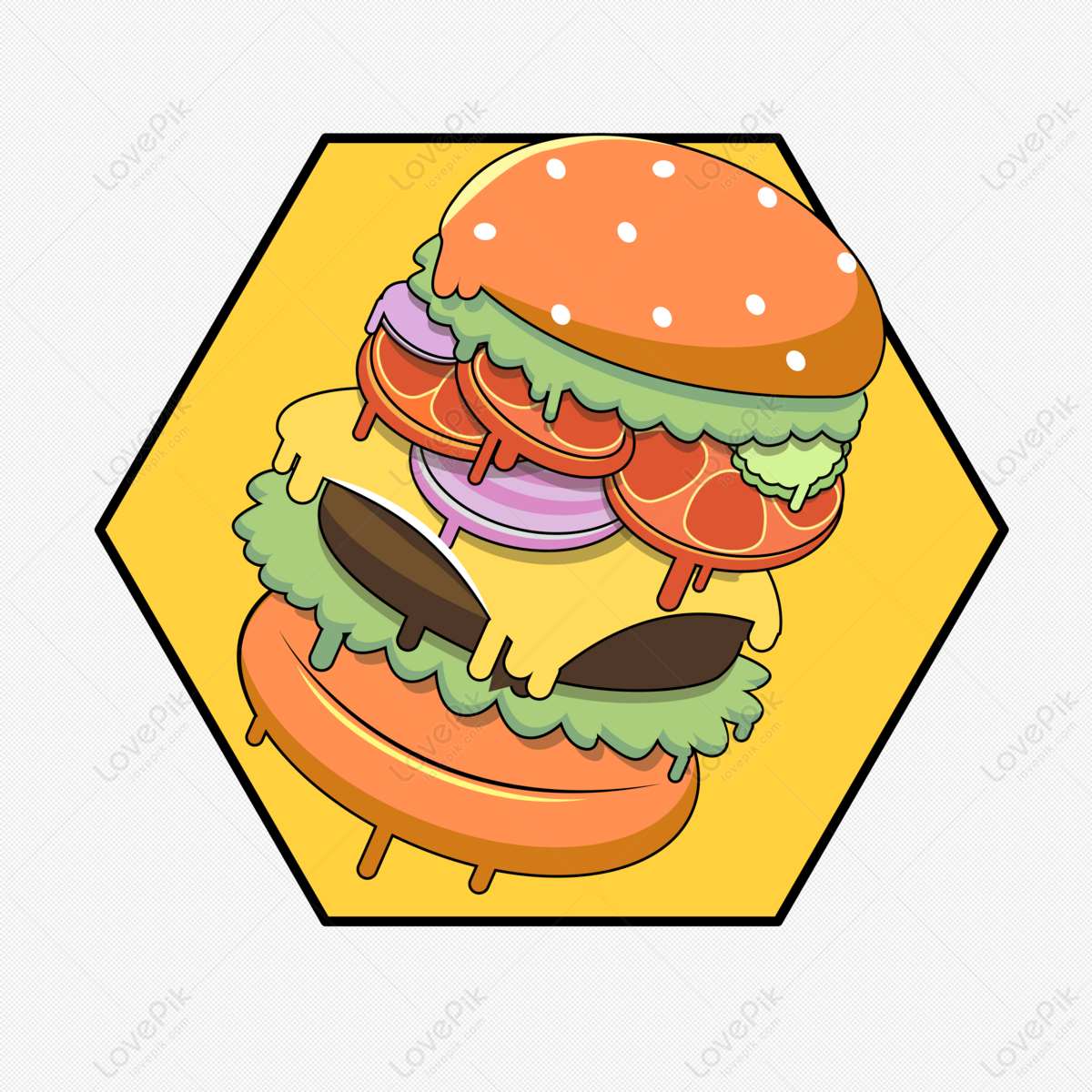 Detail Burger Kartun Png Nomer 21