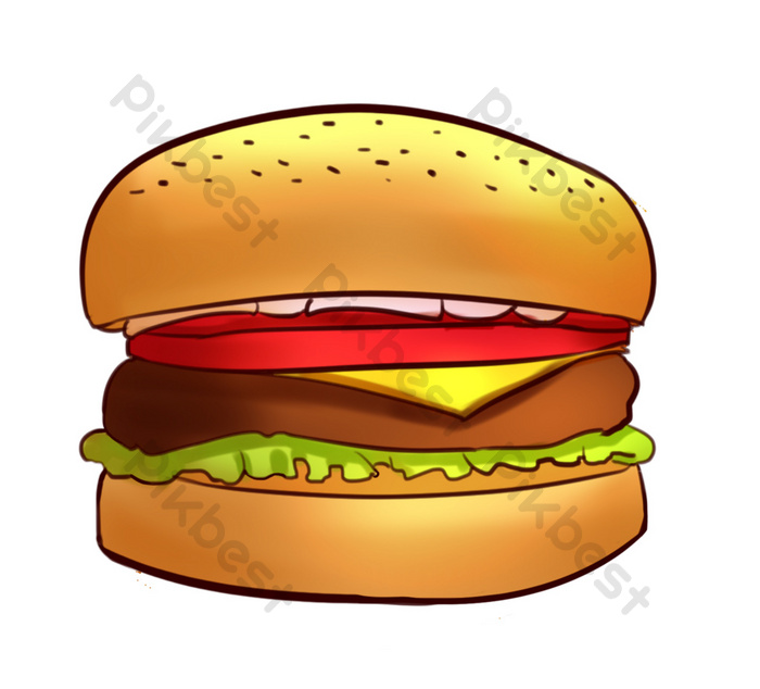 Detail Burger Kartun Png Nomer 26