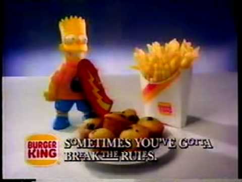 Detail Burger King Simpsons Commercial Nomer 4