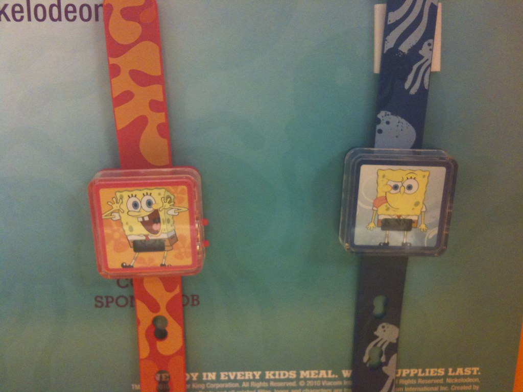 Detail Burger King Spongebob Watches Nomer 25