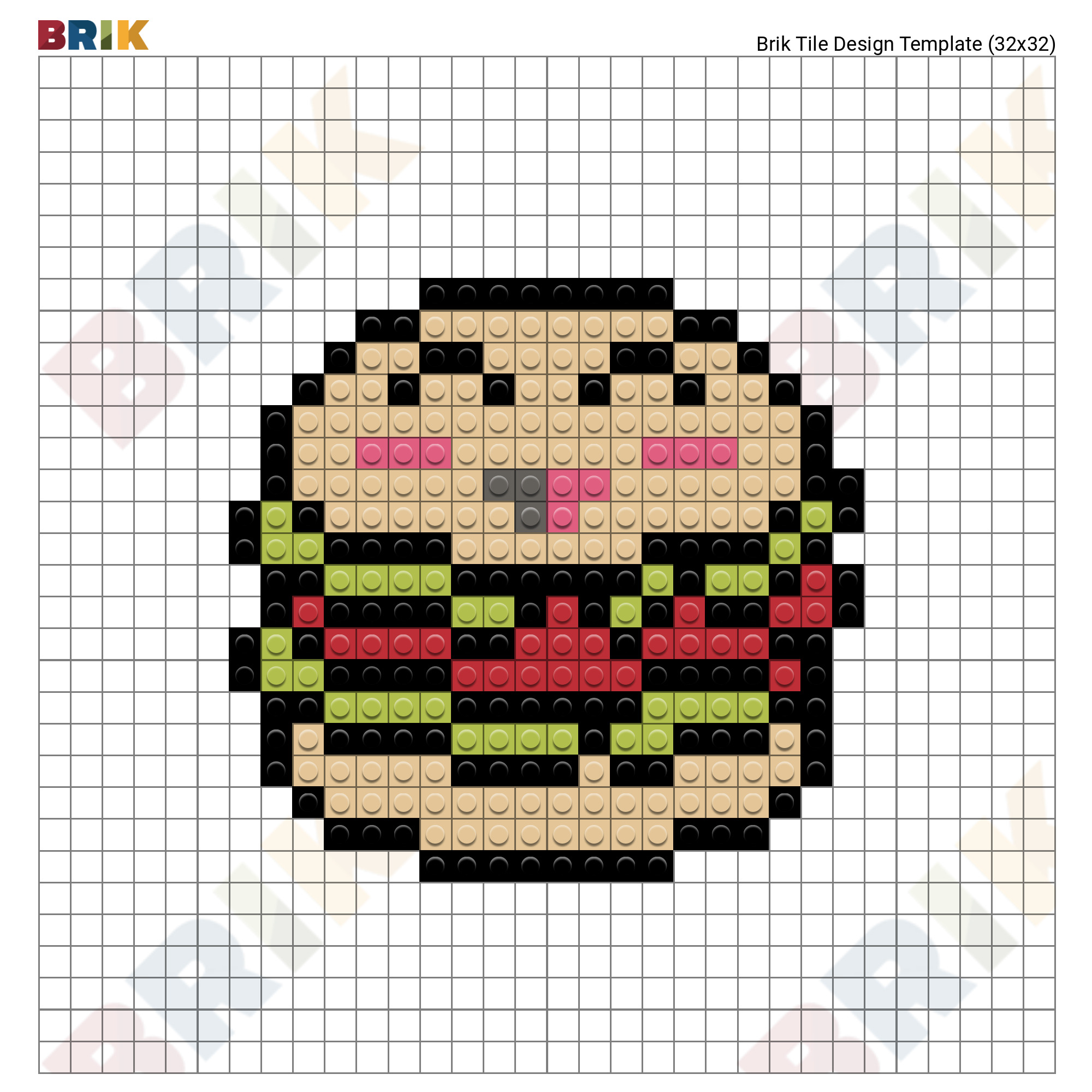 Detail Burger Pixel Art Nomer 32