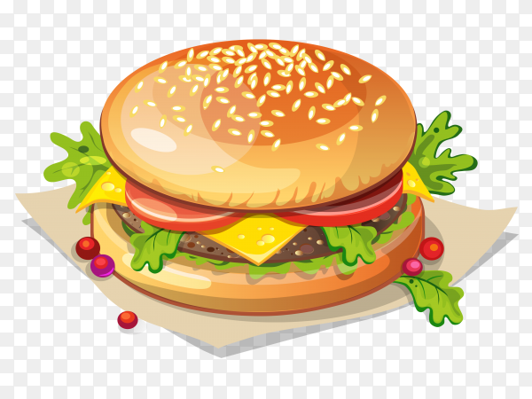 Detail Burger Png Vector Nomer 2