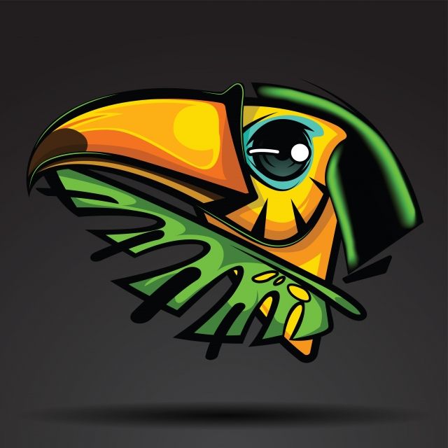 Detail Burung Enggang Vector Nomer 15