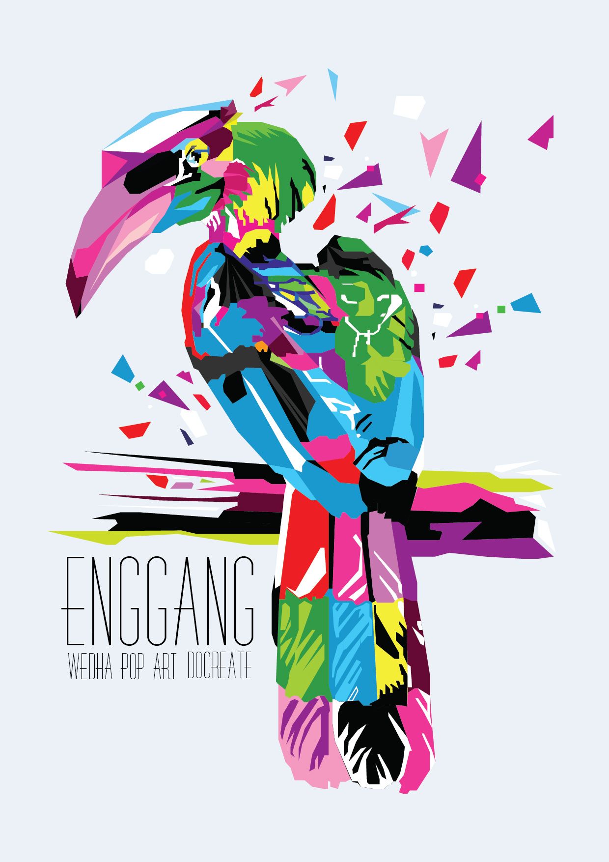 Detail Burung Enggang Vector Nomer 39