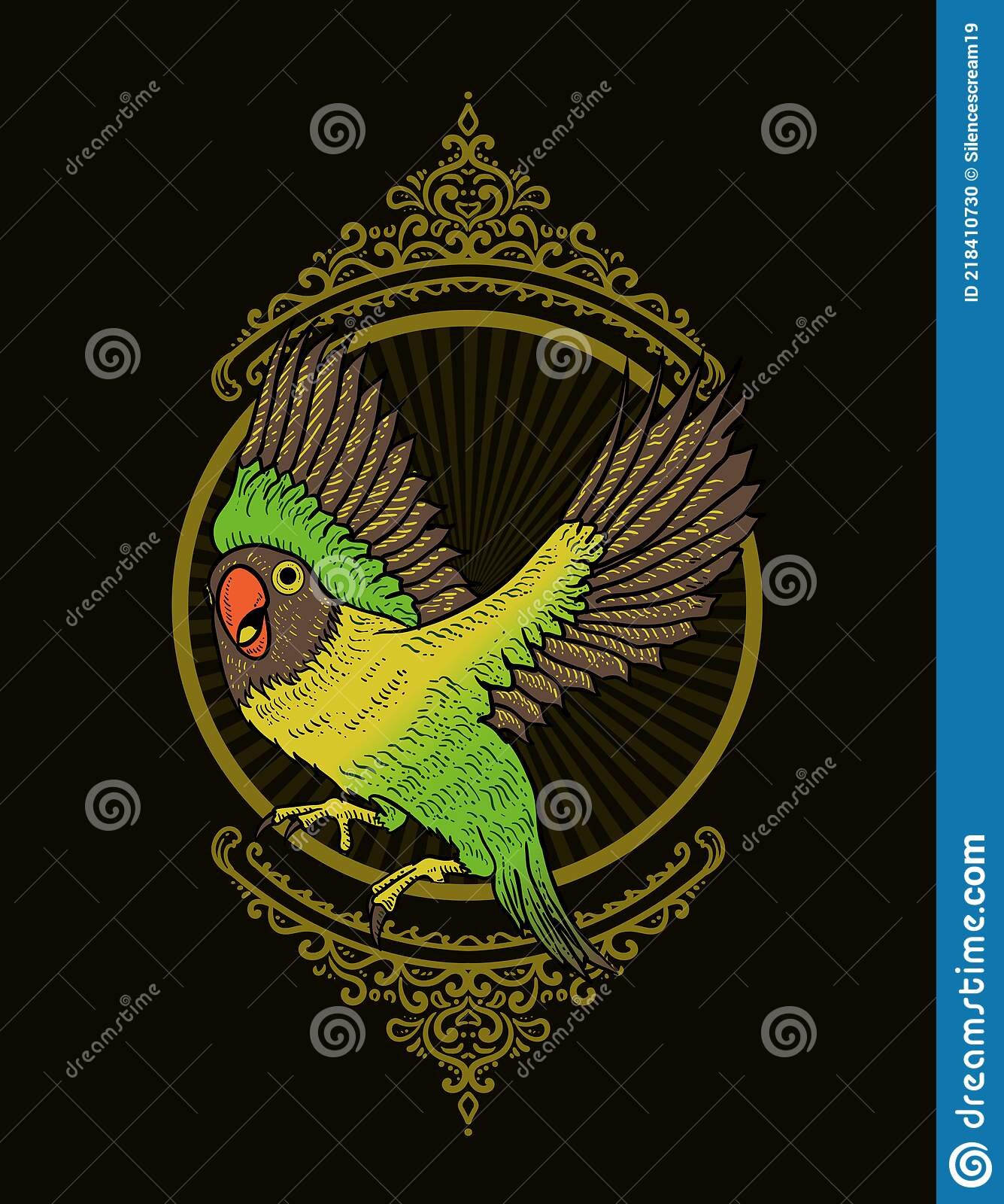 Detail Burung Lovebird Vector Nomer 40