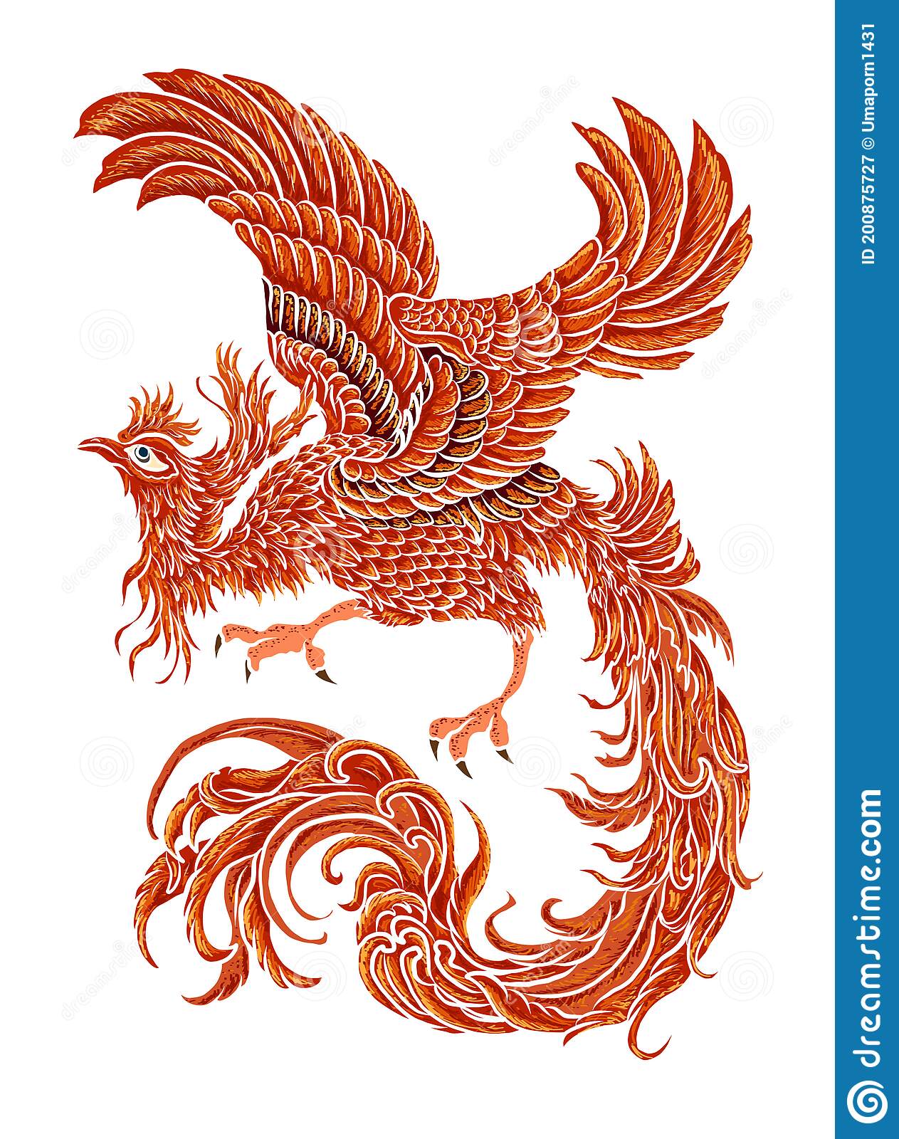 Detail Burung Phoenix Vector Nomer 29