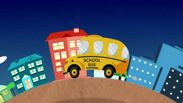 Detail Bus Sekolah Animasi Nomer 28