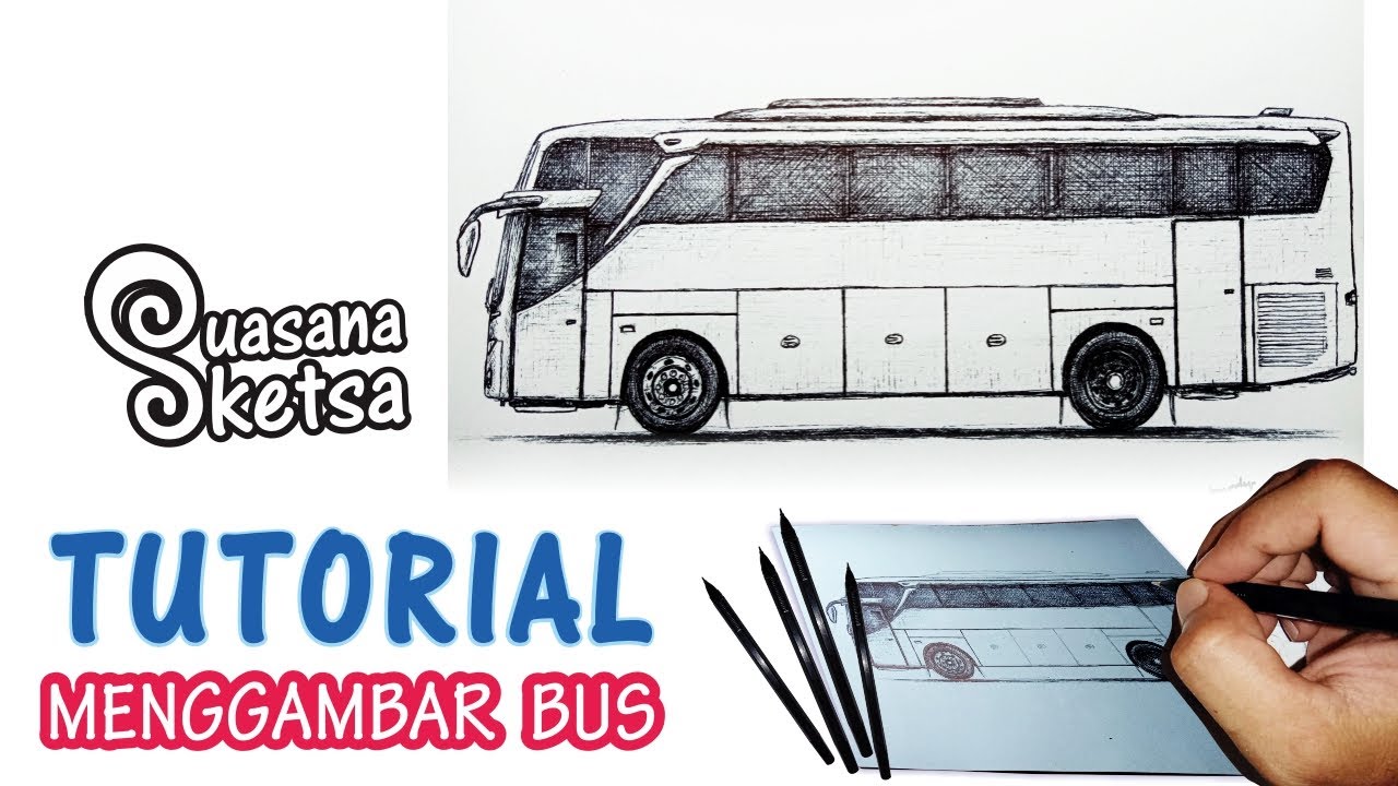 Detail Bus Shd Gambar Tangan Nomer 11