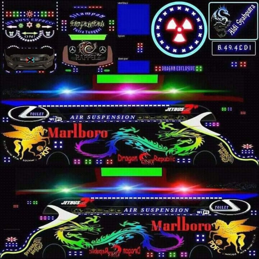 Detail bus simulator indonesia stiker koleksi nomer 1